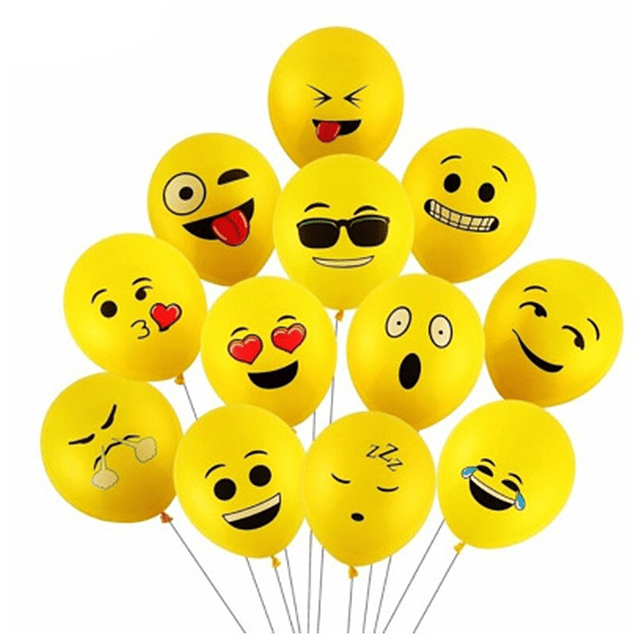 5 Balões Emojis