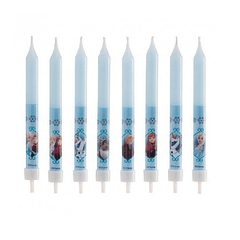 8 Velas Frozen 9cms