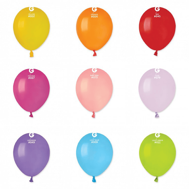 10 Balões Lisos 13CMS 1