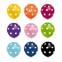 5 Balões Pontos 30CMS 