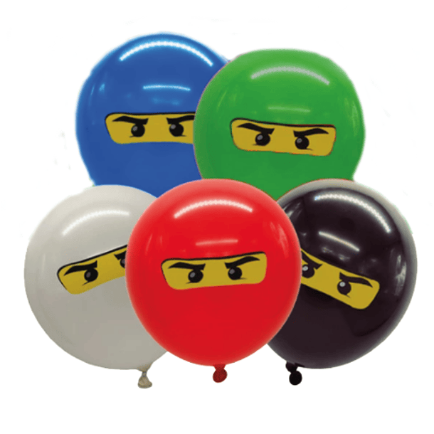 Conjunto de 5 Balões Ninjago 1