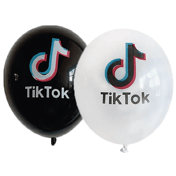 Conjunto de 10 Balões Tik Tok 1