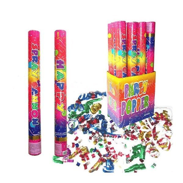 Confetti colorido de 40 cms 