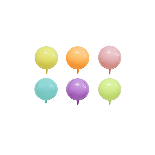 Balões 4D Pastel 25cms 1