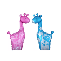 Balões Girafa It´s a Boy or Girl 95x57cms