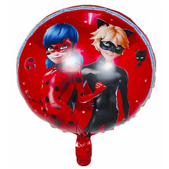 Balão Ladybug e Gato Noir