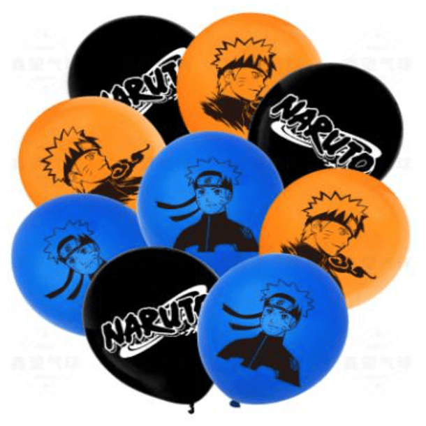 Conjunto de 6 Balões Naruto 1