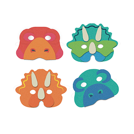 4 Máscaras Dinossauros