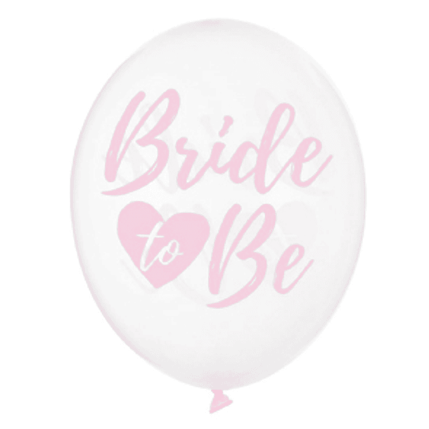 6 Balões Látex Bride To Be  2