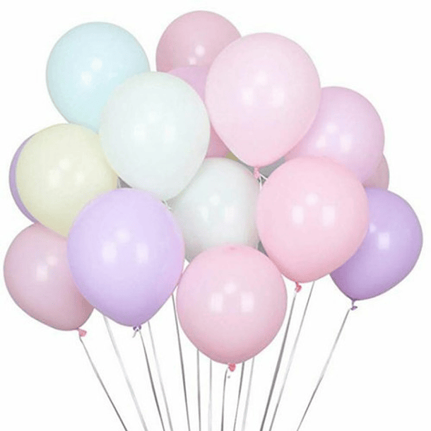 10 Balões Pastel 13CMS  3