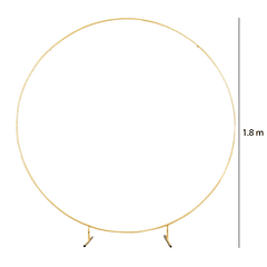 Roda Dourada de Balões 1,8 metros