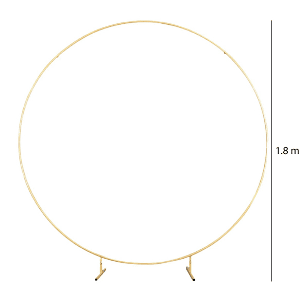 Roda Dourada de Balões 1,8 metros 1