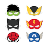 Máscara Super Heróis 