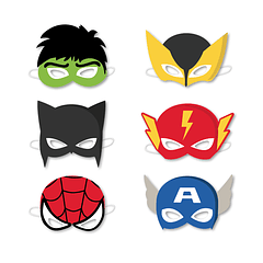 Máscara Súper Héroes