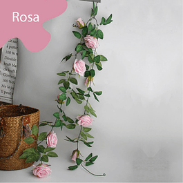 Grinaldas Flor Artificial Rosa