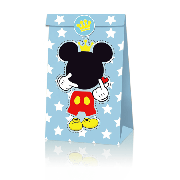 12 Sacos de Papel Mickey e Minnie 3