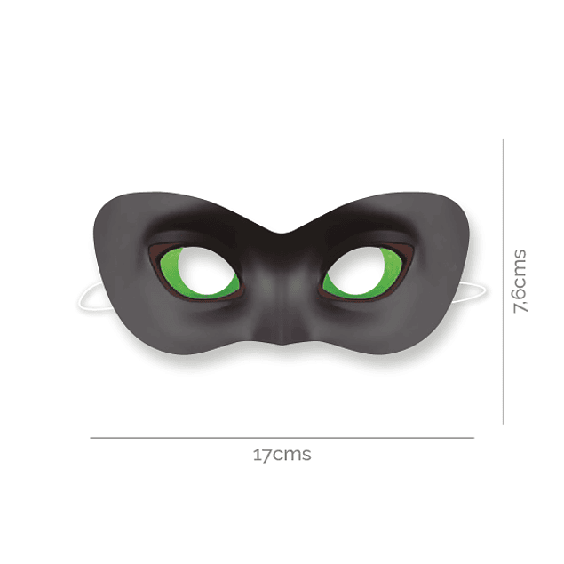 Máscara Lady Bug/Gato Noir