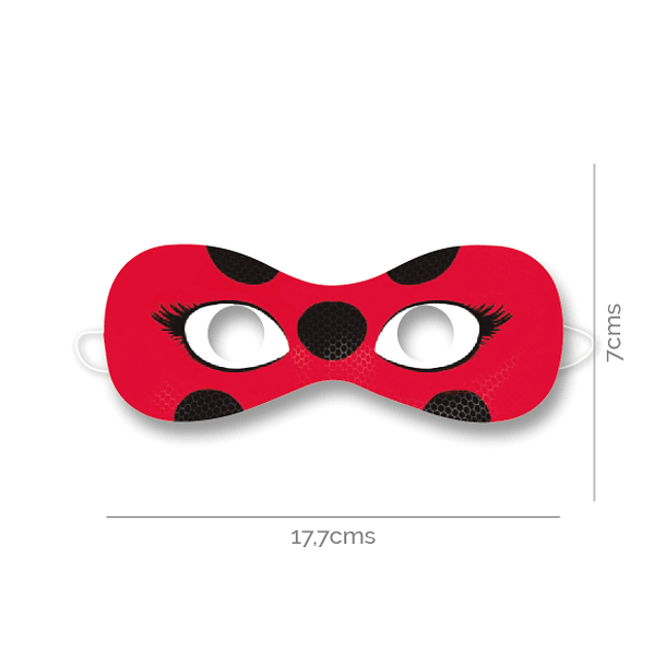 Máscara Ladybug/Gato Noir 3