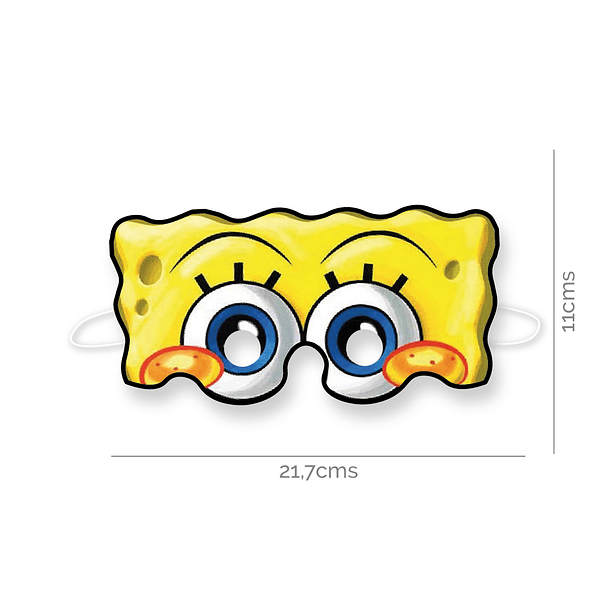 Máscara Sponge Bob 2
