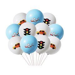 Conjunto de 6 Balões Transportes