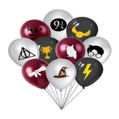Conjunto 6 Globos Harry Potter.