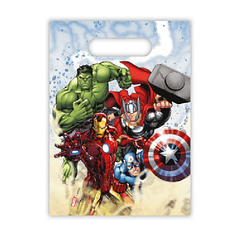 6 Bolsas de Presente Avengers (Superhéroes)