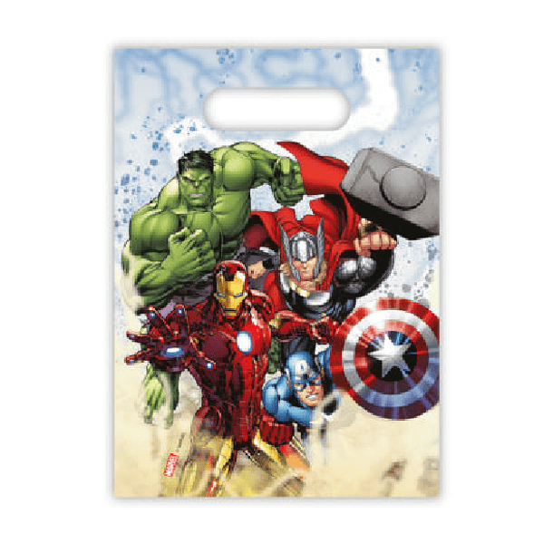 6 Sacos de Presente Avengers (Super Heróis) 1