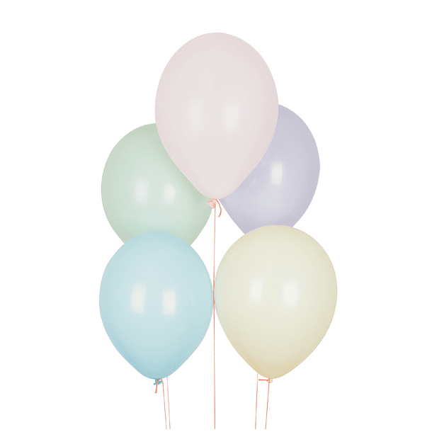 10 Balões Pastel 13CMS  1