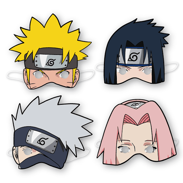 Máscaras de Naruto 1