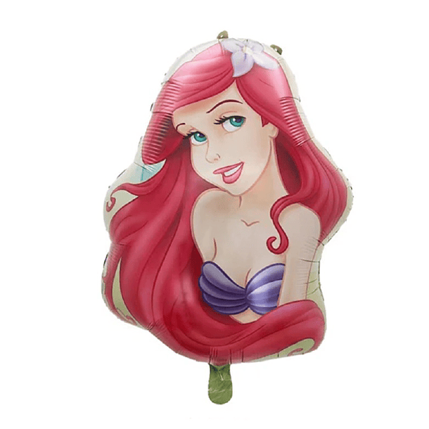 Balão Princesa Ariel 66x50cms 1