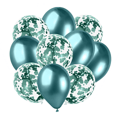 10 Balões Verde
