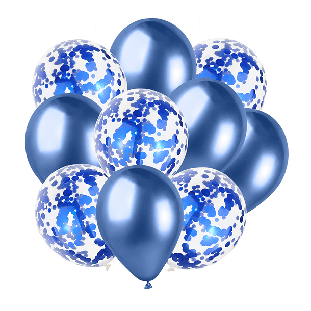 10 Balões Azul 1