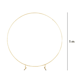 Roda Dourada de Balões 1 metro
