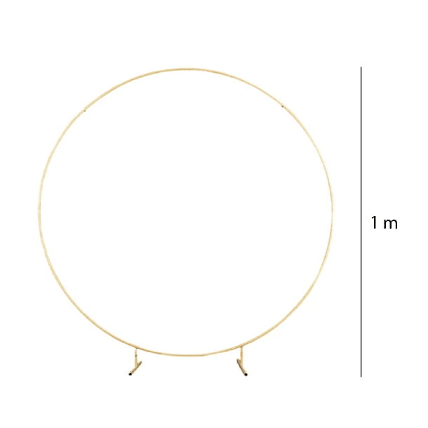 Roda Dourada de Balões 1 metro 1