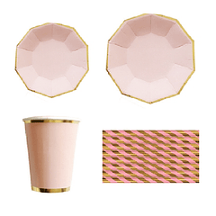 PACK Tema Rosa e Dourado