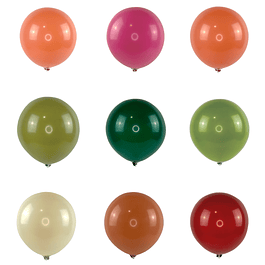 10 Balões Naturais Biodegradáveis 13cms