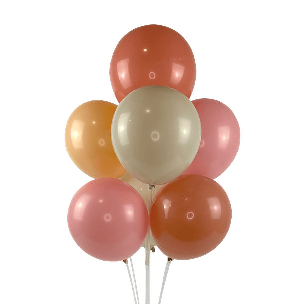 7 Balões Biodegradáveis Boho 1
