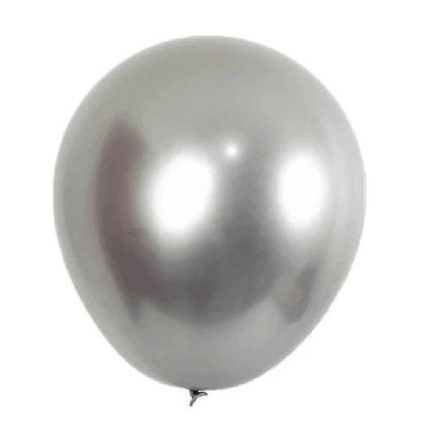 10 Balões Cromados 13CMS  4