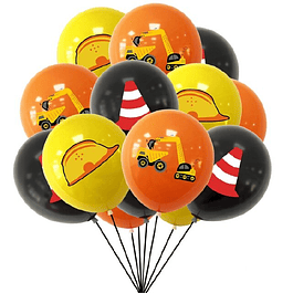 Conjunto de 6 Balões Construção