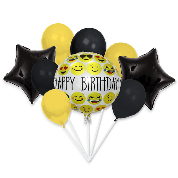 Bouquet Balões Emoji 1