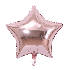 Balão Foil Estrela Rosa 45CMS 