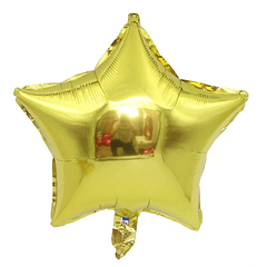 Balão Foil Estrela Dourado 45CMS
