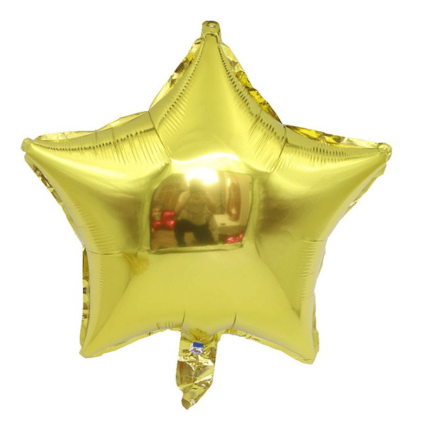 Balão Foil Estrela Dourado 45CMS 1