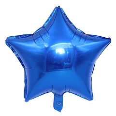 Globo Estrella Azul 45CM