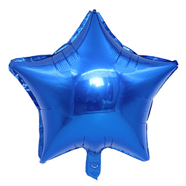 Balão Foil Estrela Azul 45CMS 