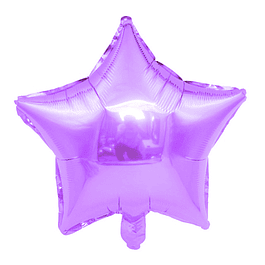 Balão Foil Estrela Lilás 45CMS 