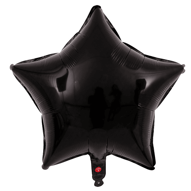 Balão Foil Estrela Preto 45CMS 1