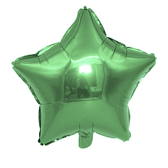 Balão Foil Estrela Verde 45CMS 