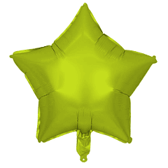 Balão Foil Estrela Verde Claro 45CMS 