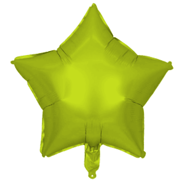 Balão Foil Estrela Verde Claro 45CMS  1